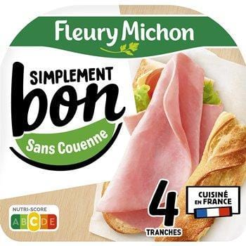 Jambon Fleury Michon Simplement bon x4 - 160g