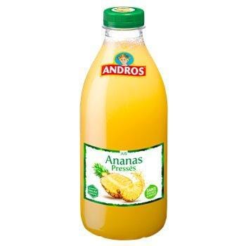 Jus d'ananas Andros Ananas pressés - 1L