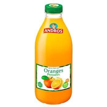 Jus d'orange Andros Oranges pressées - 1L