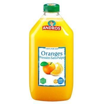 Jus d'orange douce Andros Pressé - 1.5L