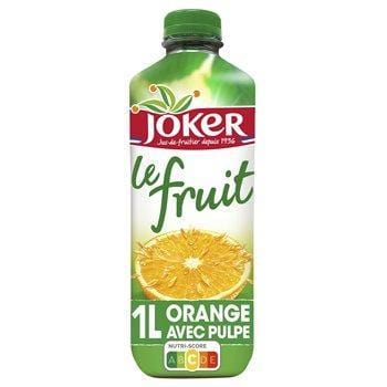 Jus de fruits Joker Orange avec pulpe - 1L