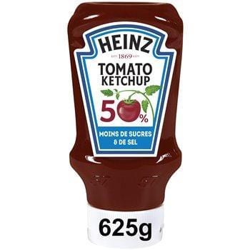 Ketchup top down Heinz 50/50 - 625g