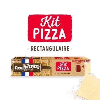 CROUSTIPATE Croustipate kit pizza epaise 600g 8ct 