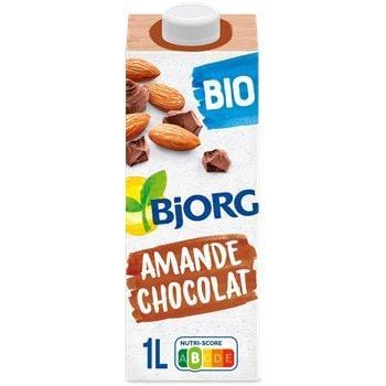 BJORG Lait d'amande chocolat calcium bio 1L 