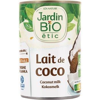 Lait de coco bio Jardin Bio 400ml