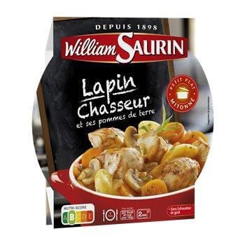 Lapin chasseur William Saurin 1 personne 280g