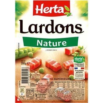 Lardons nature Herta 200g