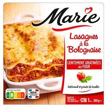 Lasagnes bolognaise Marie 300g