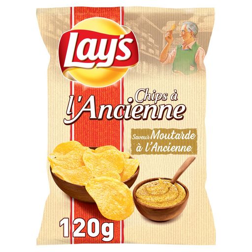 Lay's Chips à l'Ancienne Moutarde à l'Ancienne 120g