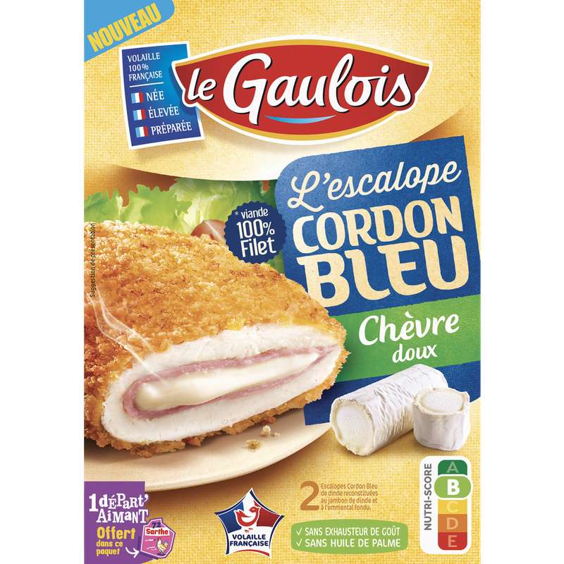 Le Gaulois Cordon Bleu Chevre Doux (x2) 200g