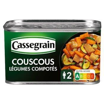 Légumes couscous Cassegrain Avec raisin sec  - 375g