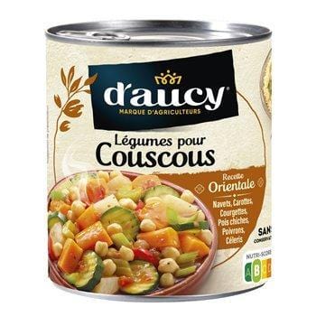 Légumes pour Couscous D'Aucy Orientale - 800g