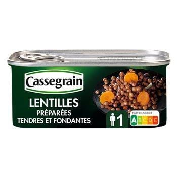 Lentilles Cassegrain Cuisinées - 130g