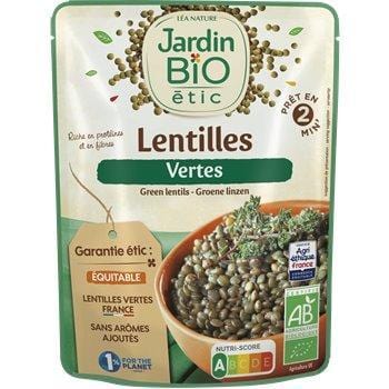 Lentilles vertes Jardin Bio  Saveur du terroir - 250g
