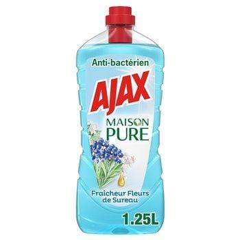 Lingettes désinfectante Sanytol Surfaces Ajax Maison Pure-1.25L