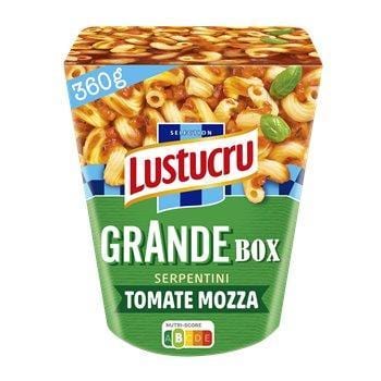 Lunch Box Serpentini Lustucru Pâtes Tomates basilic - 360g