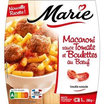 Macaroni sauce tomate Marie Boulettes de viande 280g