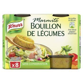 Marmite de bouillon Knorr Légumes - 224g