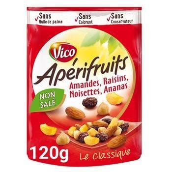 Mélange Apérifruits Vico Ananas et graines - 120g