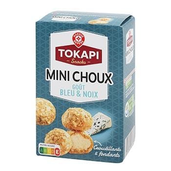 Mini choux Tokapi  Bleu-/noix60g