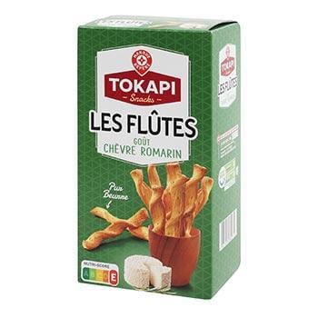 Mini-flûtes Tokapi Chèvre/romarin -  - 100g