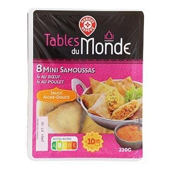 Mini Samossas Table du Monde Boeuf poulet - 220g