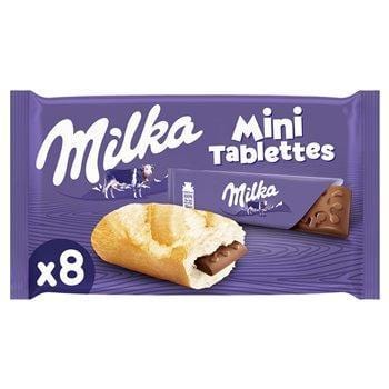 Mini tablettes Milka  Chocolat au lait - 8x25g