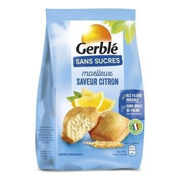 Moelleux Gerblé sans sucres Saveur citron - 196g