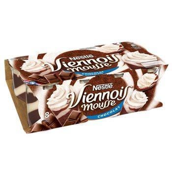 Nestlé Viennois Mousse Chocolat  8x90g