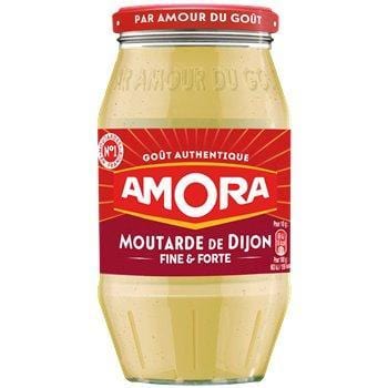 Amora Moutarde de Dijon fine et forte 440g