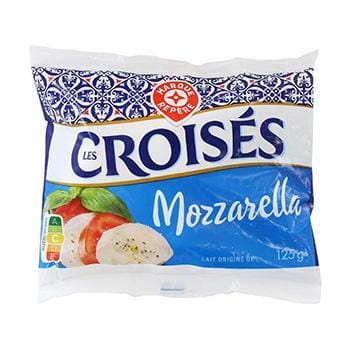 Mozzarella Les Croisés 18%mg - sachet 125g