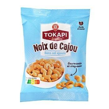Noix de cajou Tokapi Sans sel ajouté - 125g
