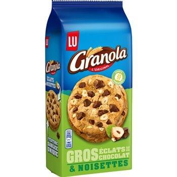 Granola Cookies Gros Eclats Chocolat et Noisettes 184g