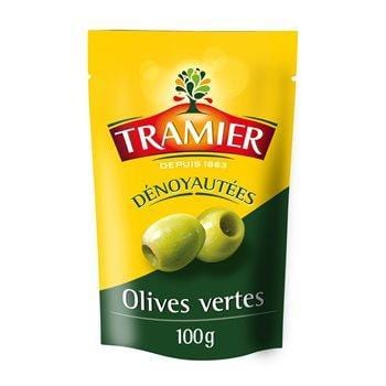 Olives vertes Tramier Dénoyautées - 100g