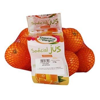 Oranges à jus Douceur du Verger Filet 2kg