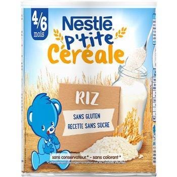 P'tite céréale Nestlé  4/6 mois Riz - 220g