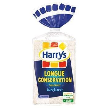 Pain de mie Harrys 100% mie Nature longue conservation 325g