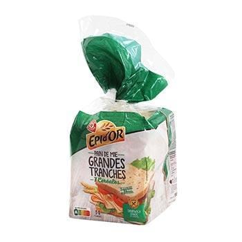 Pain mie Epi d'Or - 7 céréales Avec couenne 8 tranches - 320g