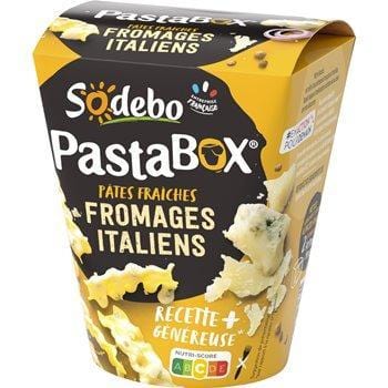 Pasta Box Sodebo Fusilli Fromages Italiens -330g