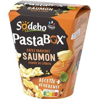 Pasta Box Sodebo Fusilli Saumon - 280g
