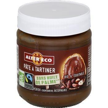 Pâte à tartiner Alter Eco Bio Sans huile de palme - 270g