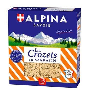 Pâtes Crozet Alpina Savoie Au sarrasin - 400g