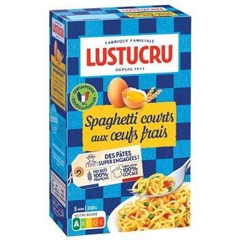 Lustucru Spaghetti Court aux Oeufs Frais 250g