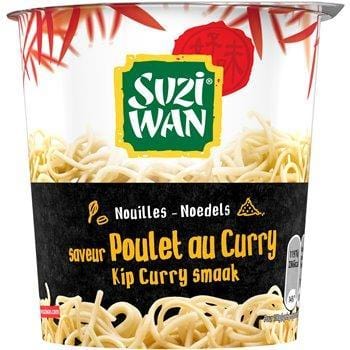 Pâtes nouilles Suzi Wan Poulet au curry - 62g