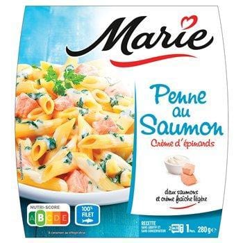 Penne Marie Saumon Crème d'épinard - 280g