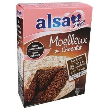Alsa Preparation Moelleux au Chocolat 435g