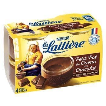 La Laitière Petit Pot Chocolat  4x100g