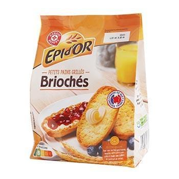 Petits pains grillés Epi d'Or Briochés - 225g