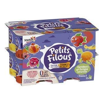 Petits suisse Petits Filous Fruits mixés - panaché 12x50g