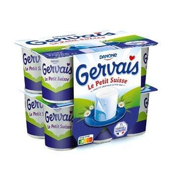 Petits suisses Gervais Nature - 12x60g - 9,5%MG